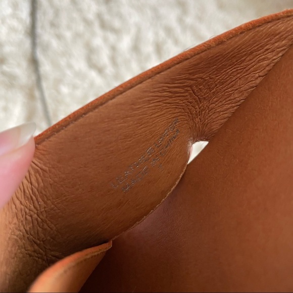 J Slides | NWT Tan Leopard Leather Reva Sandals Size 7 - Picture 3 of 5